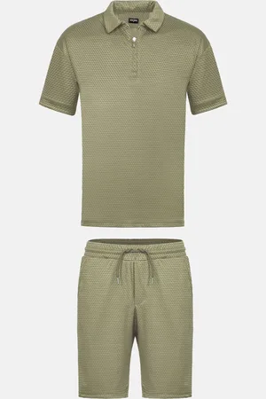 Wam Denim Alonzo Menthol Hoodie Shorts Set -2XL
