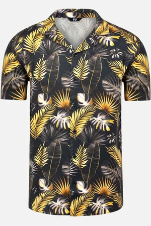Wam Denim Umberto Floral Black Overhemd-2XL