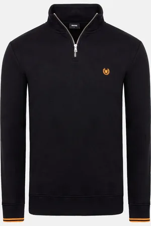 Wam Denim Santos Black High Neck Sweater -2XL