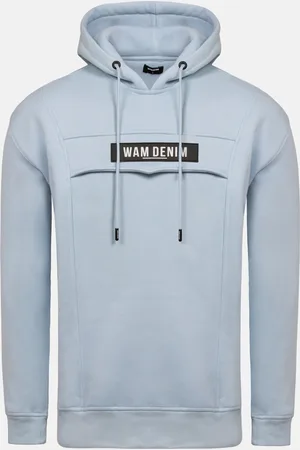Wam Denim Titan Slim Fit Light Blue Sweater -2XL