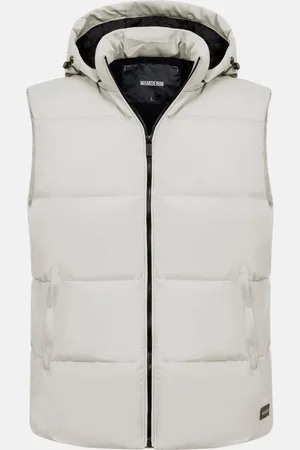 Wam Denim Finlay Hoodie Light Grey Body Warmer -2XL