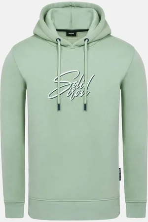 Wam Denim Zyon Light Green Hoodie Sweater -2XL