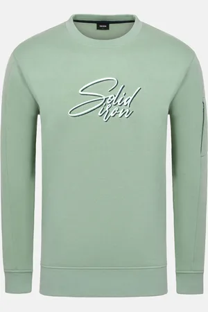 Wam Denim Ahmir Light Green Crew Neck Sweater -2XL
