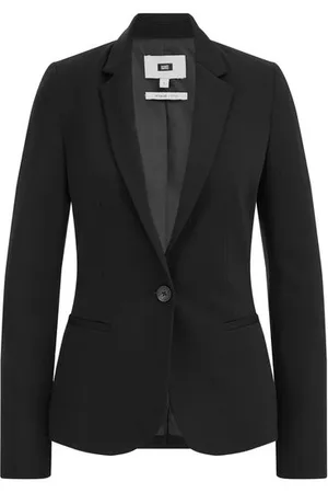 WE Fashion Dames getailleerde jersey blazer met stretch - - Viscose