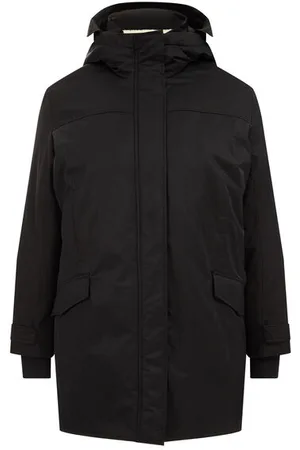 WE Fashion Dames gewatteerde parka - Curve - Regular fit - - Katoen - Plus Size