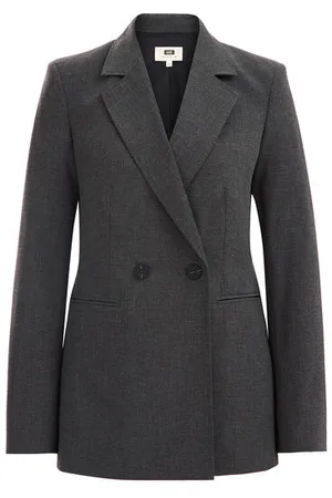 WE Fashion WE Studio - Dames regular fit double-breasted blazer - Regular fit -