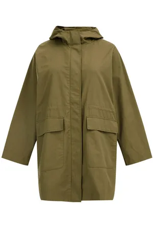 WE Fashion Dames lichtgewicht parka - Curve - Regular fit - - Katoen - Plus Size