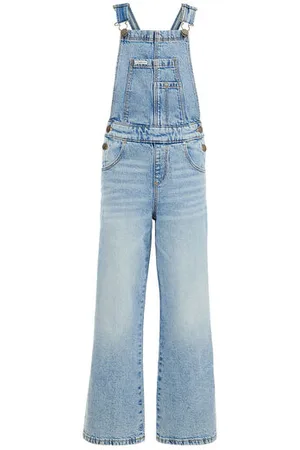 WE Fashion Blue Ridge - Meisjes relaxed fit tuinbroek - Relaxed Fit - - Katoen