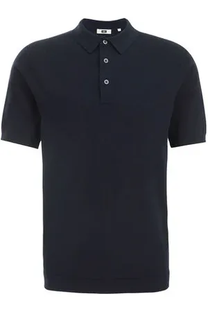 WE Fashion Heren polo fijngebreid - Regular fit - - Katoen