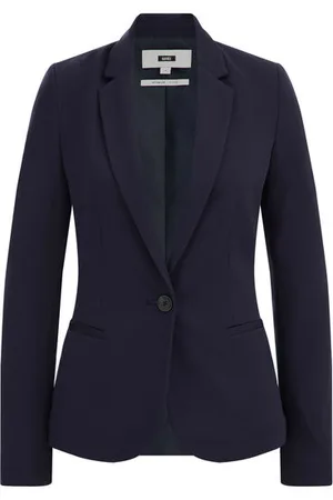 WE Fashion Dames getailleerde jersey blazer met stretch - - Viscose
