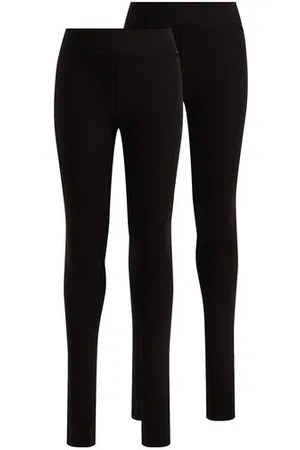 WE Fashion Meisjes legging, 2-pack - Skinny Fit - - Katoen
