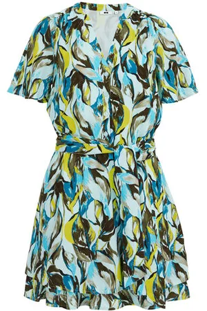 WE Fashion Dames jumpsuit met dessin - Regular fit - - Viscose