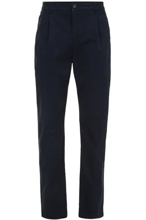 WE Fashion Fundamentals - Heren tapered fit chino met stretch - Tapered - - Katoen