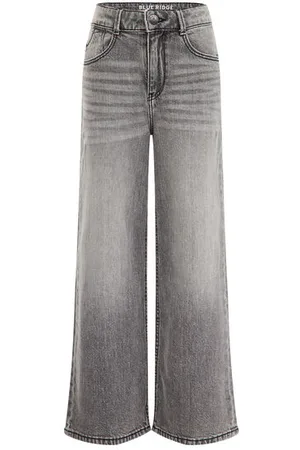 WE Fashion Blue Ridge - Meisjes wide leg jeans met stretch - Relaxed Fit - - Katoen