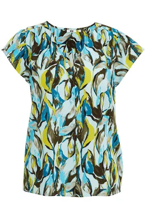WE Fashion Dames blouse met dessin - Regular fit - - Viscose