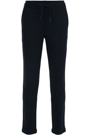 WE Fashion Jongens slim fit pantalon met structuur - Slim Fit -