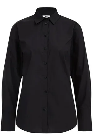 WE Fashion Dames overhemdblouse - Regular fit - - Katoen