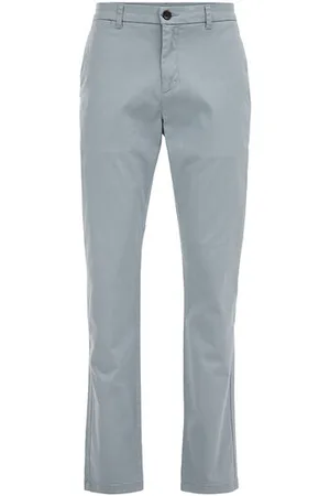 WE Fashion Fundamentals - Heren slim fit chino met stretch - Slim Fit - - Katoen