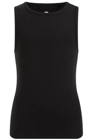WE Fashion Meisjes singlet van ribstof - Slim Fit - - Katoen