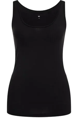 WE Fashion Dames singlet van katoenmix - Regular fit - - Katoen