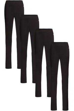 WE Fashion Meisjes legging, 4-pack - Skinny Fit - - Katoen