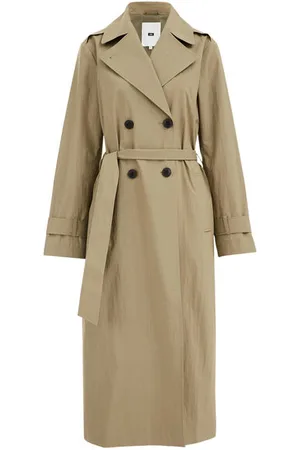 WE Fashion Dames trenchcoat - Loose fit - - Katoen