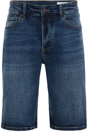 WE Fashion Blue Ridge - Heren regular fit denimshort met stretch - Regular fit - - Katoen