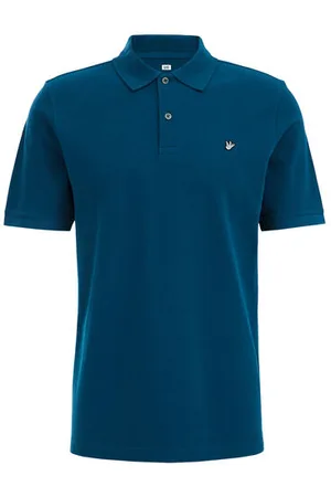 WE Fashion Fundamentals - Heren polo met structuur - Slim Fit - - Katoen
