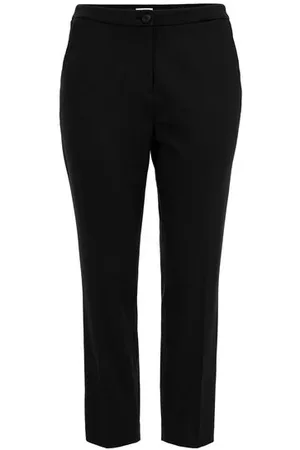 WE Fashion Dames slim fit jersey pantalon met stretch - Slim Fit - - Viscose