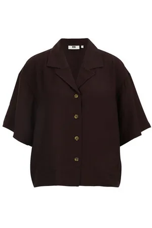WE Fashion WE Studio - Dames blouse met zijdelook - Regular fit - - Viscose