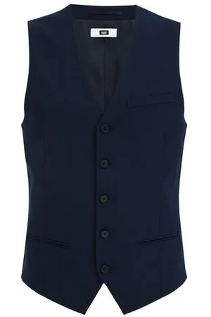 WE Fashion Fundamentals - Heren slim fit gilet - Slim Fit -