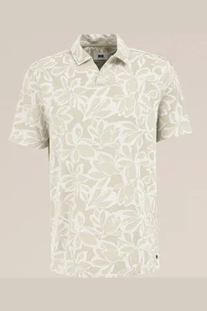 WE Fashion Heren polo met dessin - Regular fit - - Katoen