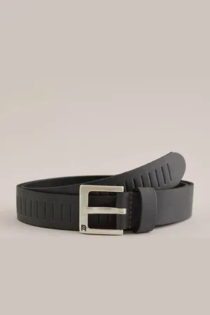 WE Fashion Blue Ridge - Jongens leren riem - Regular fit - - Leer