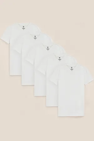 WE Fashion Jongens T-shirt, 5-pack - Regular fit - - Katoen