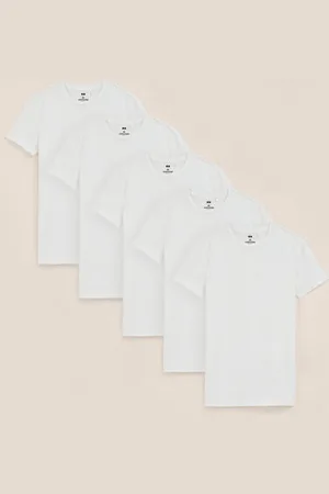 WE Fashion Jongens T-shirt, 5-pack - Regular fit - - Katoen