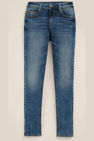 WE Fashion Blue Ridge - Jongens skinny fit jeans met stretch - Skinny Fit - - Katoen