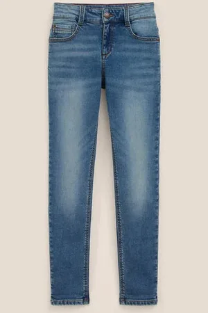 WE Fashion Blue Ridge - Jongens slim fit jeans met stretch - Slim Fit - - Katoen