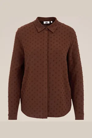 WE Fashion Dames blouse met structuur - Regular fit -