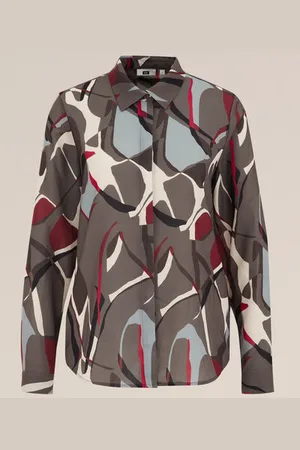 WE Fashion Dames blouse met fijne structuur - Regular fit -