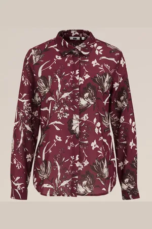 WE Fashion Dames blouse met fijne structuur - Regular fit -