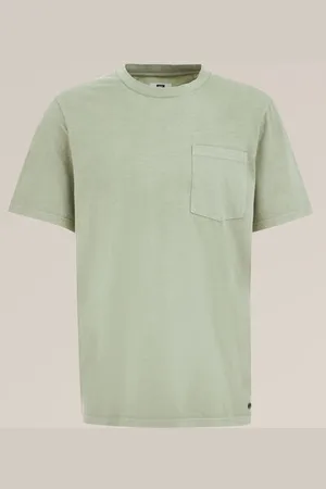 WE Fashion Heren vintagelook T-shirt - Regular fit - - Katoen