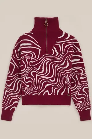 WE Fashion Meisjes gebreide trui met dessin - Regular fit - - Viscose