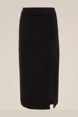 WE Fashion Dames jersey kokerrok - Regular fit - - Viscose