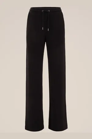 WE Fashion Dames wide leg jersey broek - Regular fit - - Viscose