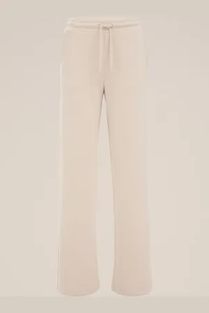 WE Fashion Dames wide leg jersey broek - Regular fit - - Viscose