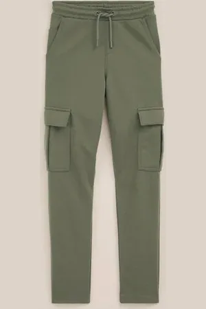 WE Fashion Blue Ridge - Jongens joggingbroek met cargozakken - Regular fit -