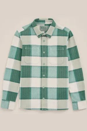 WE Fashion Blue Ridge - Jongens overhemd met dessin - Regular fit - - Katoen