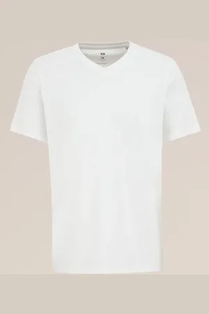 WE Fashion Heren T-shirt van 100% katoen - Regular fit - - Katoen