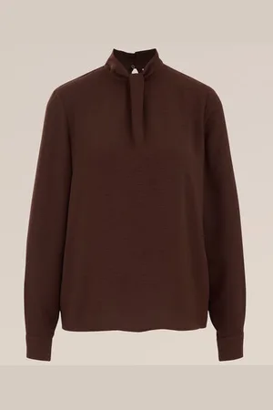 WE Fashion Dames blouse met plooidetail - Regular fit -