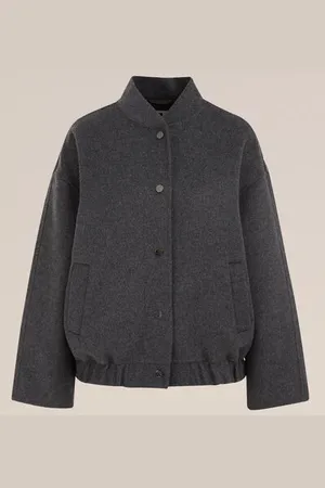 WE Fashion WE Studio - Dames bomberjack van wolmix - Oversized -